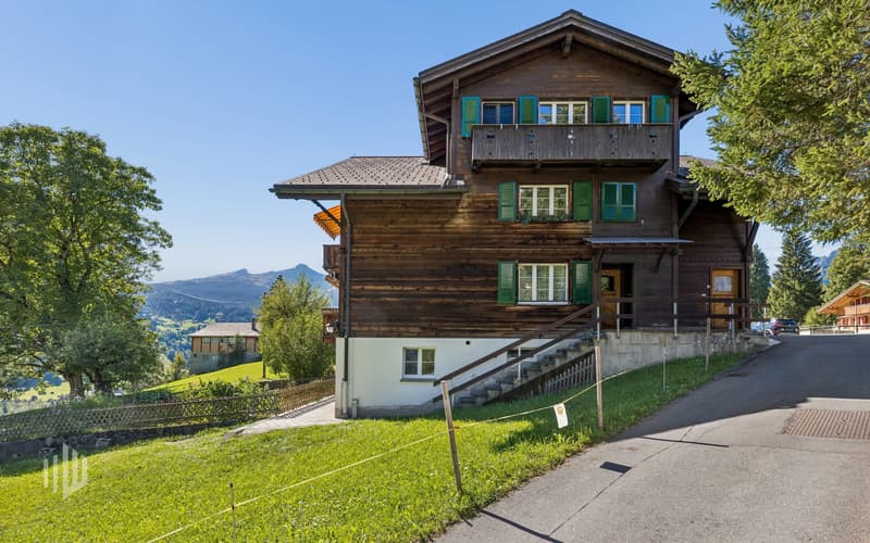 Chalet mit seitlichem Zugang zu den Ost Wohnungen