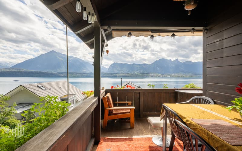 Gedeckter Balkon