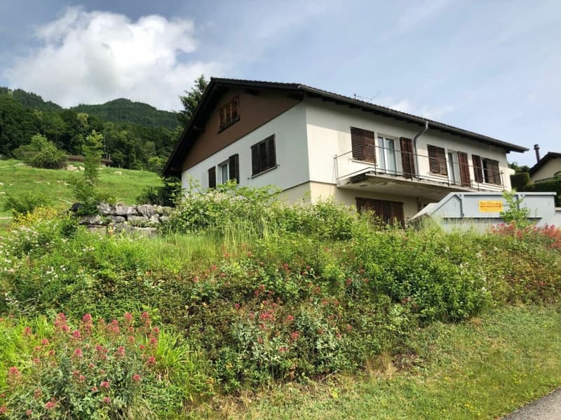 Maison unifamiliale en pente / terrain à bâtir (2)
