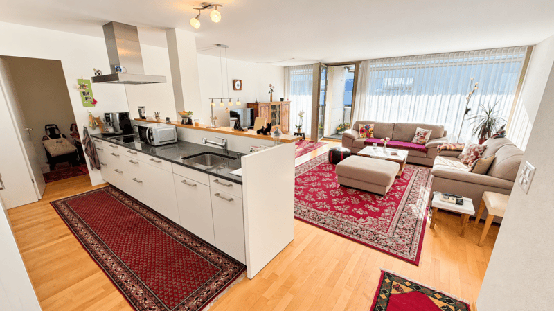 Helle, grosszügige Familienwohnung, urbaner Komfort trifft auf naturnahes Wohnen (1)