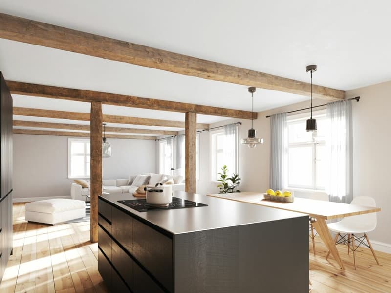 Progetto approvato + terra + casa di ristrutturazione per 2 case unifamiliari CHF 1'100'000 (3)