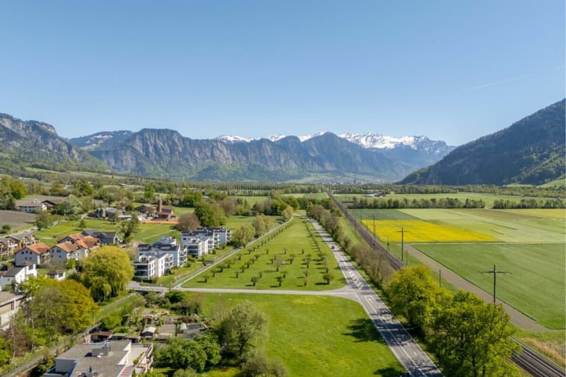 Appartamento unico mansardato di 4,5 locali con giardino invernale bellissimo in vendita (23)