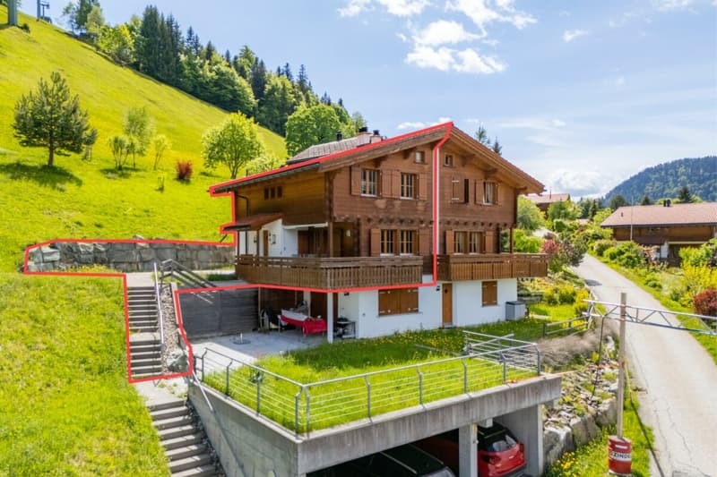 Magia del chalet 4,5 locali appartamento a due piani con vista mozzafiato (26)