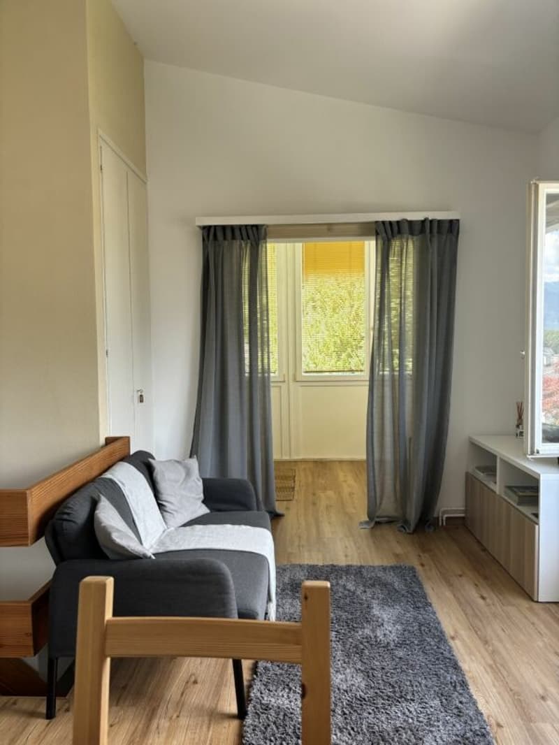 Charmantes 3.5 Zi.-Ferienhaus mit Bergsicht & Garten - nah am Golfplatz (8)
