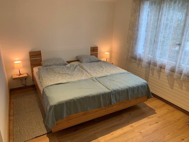 Charmantes 3.5 Zi.-Ferienhaus mit Bergsicht & Garten - nah am Golfplatz (11)