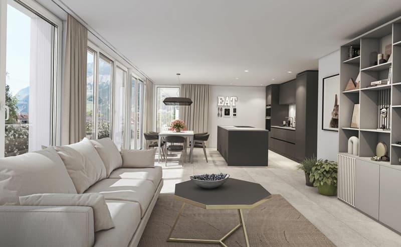 New Build/First Occupancy: Unique 3.5 Room Apartment with Winter Garden (2)