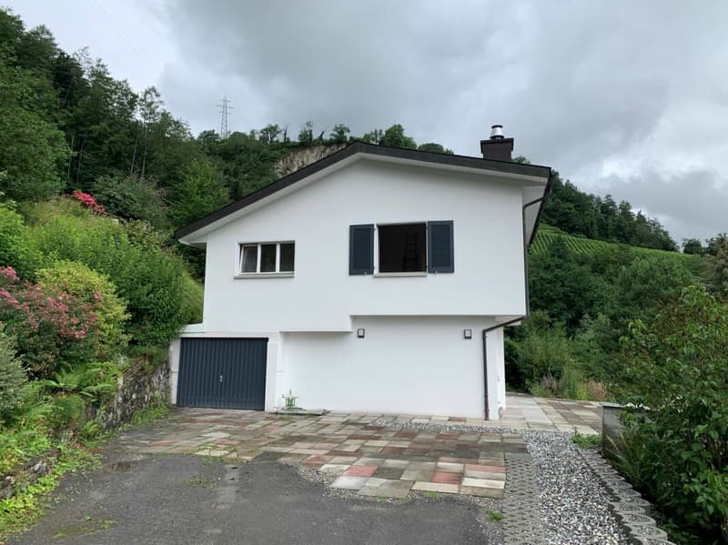 Maison de vacances charmante 3.5 pièces avec vue sur les montagnes & jardin - près du golf (2)