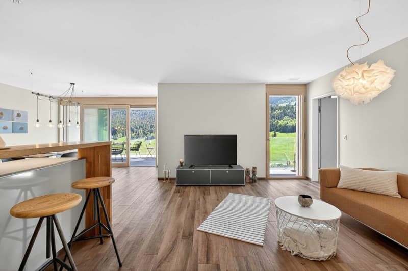 Vivre avec une vue - appartement 3.5 pièces de haute qualité (adapté comme résidence secondaire) avec balcon et terrasse (7)