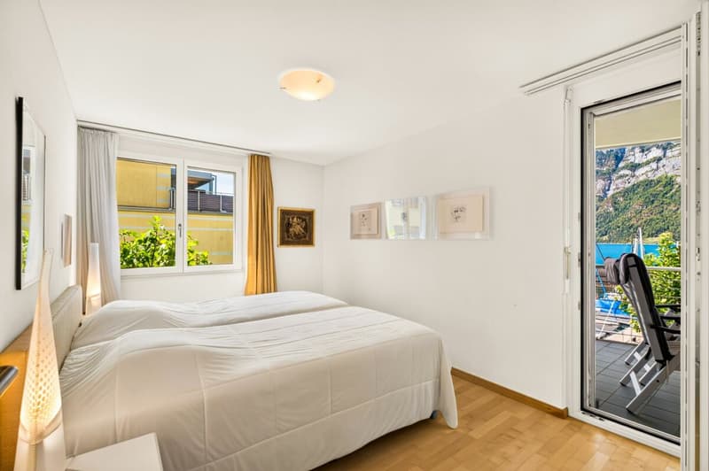 Wohnen in erster Seereihe: 4.5-Zimmerwohnung mit Seepanorama und Blick auf die Churfirsten (12)
