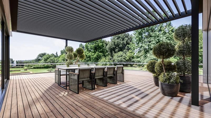 Exclusive luxurious new villa construction at an elevated location with lake and mountain views (2)