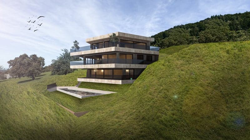 Land for luxury villa in a sensational location with mountain and lake view (4)