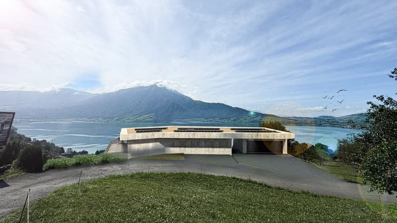 Land for luxury villa in a sensational location with mountain and lake view (2)