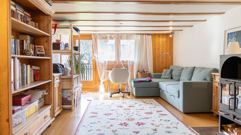 Appartement charmant dans une maison valaisanne rustique au-dessus de Visp (4)