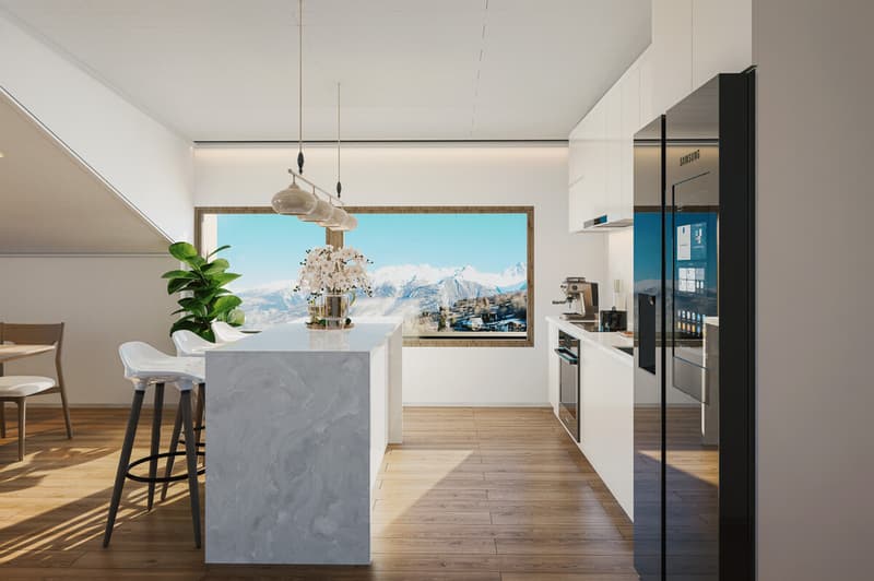 Nuova costruzione HASOL nel centro di Bürchen con residenze principali e secondarie (10)