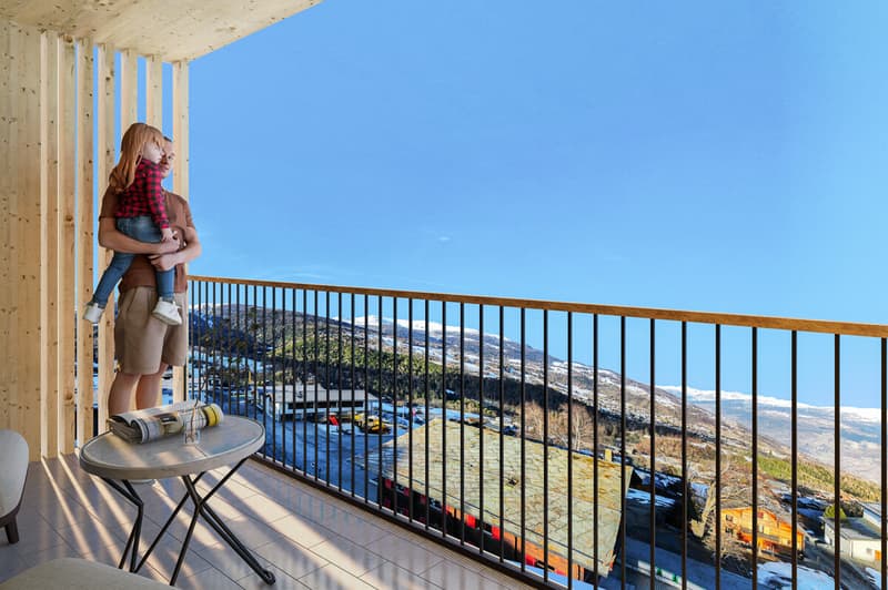 Nouveau bâtiment HASOL à Bürchen avec des appartements de location de 1,5 à 5,5 pièces (11)