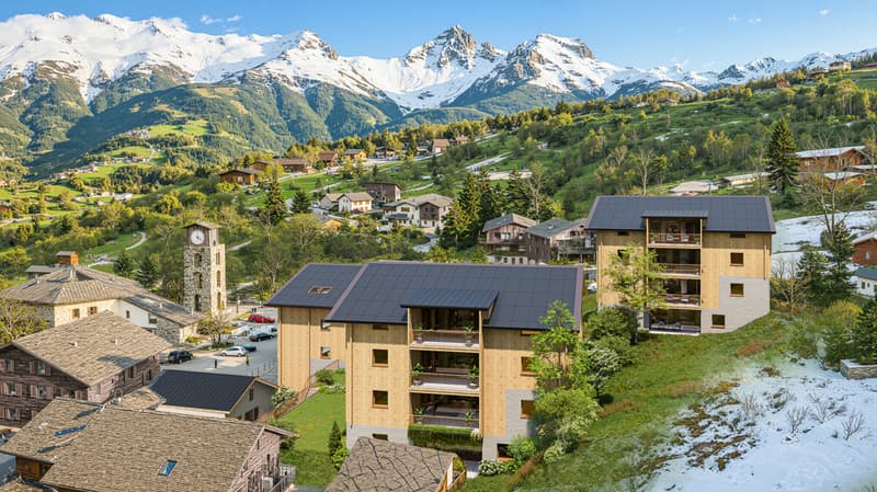 Nouveau bâtiment HASOL à Bürchen avec des appartements de location de 1,5 à 5,5 pièces (4)