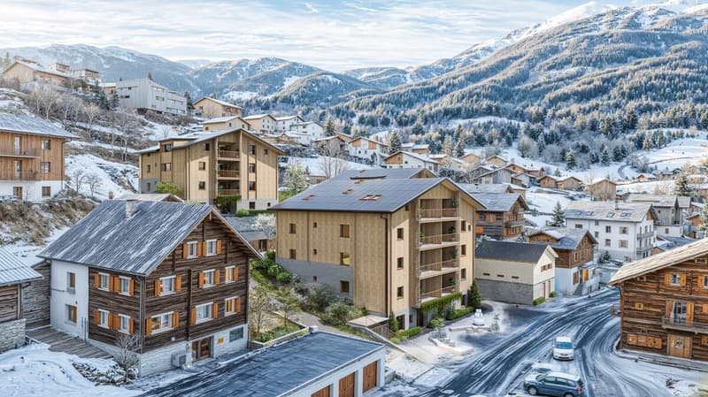 Nouveau bâtiment HASOL à Bürchen avec des appartements de location de 1,5 à 5,5 pièces (7)