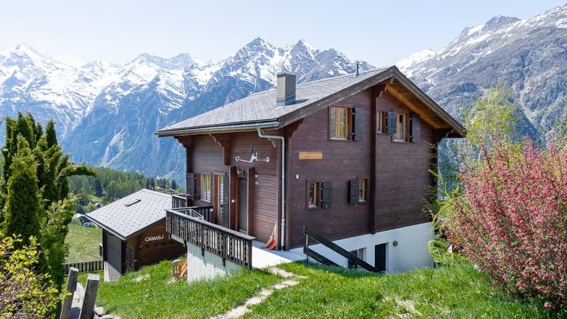 Chalet avec une belle vue à Grächen (8)