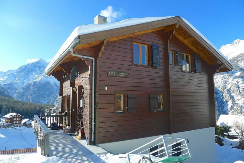 Chalet avec une belle vue à Grächen (4)