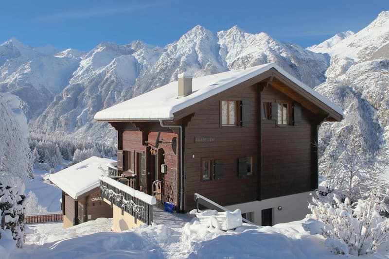 Chalet avec une belle vue à Grächen (3)