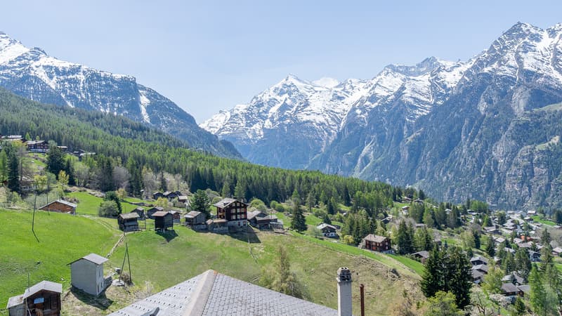 Chalet avec une belle vue à Grächen (7)