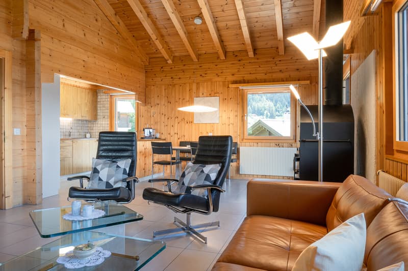 Affascinante chalet con vista panoramica a Bürchen (5)