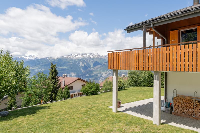 Affascinante chalet con vista panoramica a Bürchen (2)