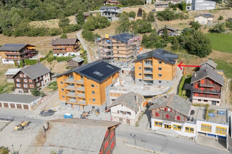 4.5-room attic apartment (second home!) in the new Hasol building in Bürchen (1)