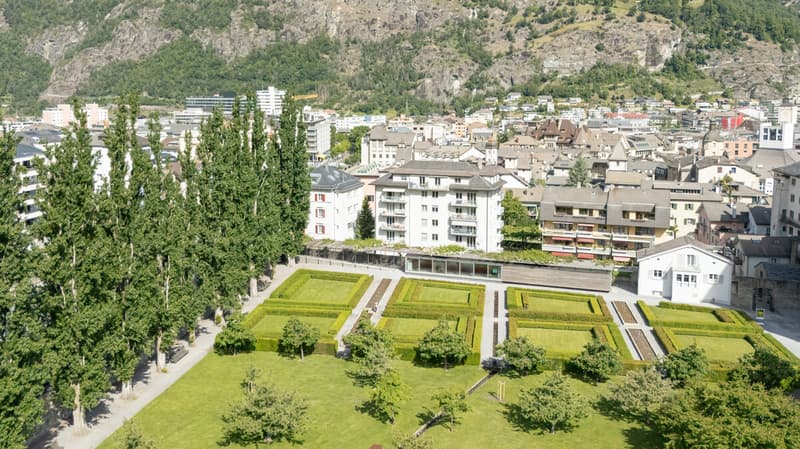Appartement de 4,5 pièces avec vue panoramique sur le Schlossgarten de Brig (2)