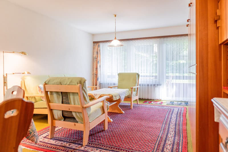 Klein und fein heimelige 2-Zimmerwohnung mit Weitblick in Grächen (4)