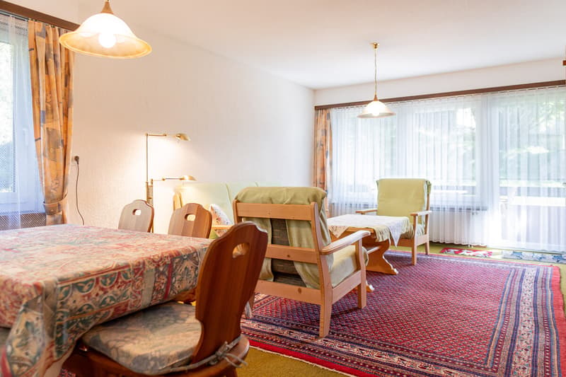 Klein und fein heimelige 2-Zimmerwohnung mit Weitblick in Grächen (5)