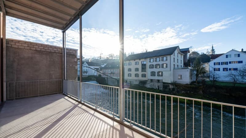 Überhohe Loft (100m2) in der Bruggmühle (4)