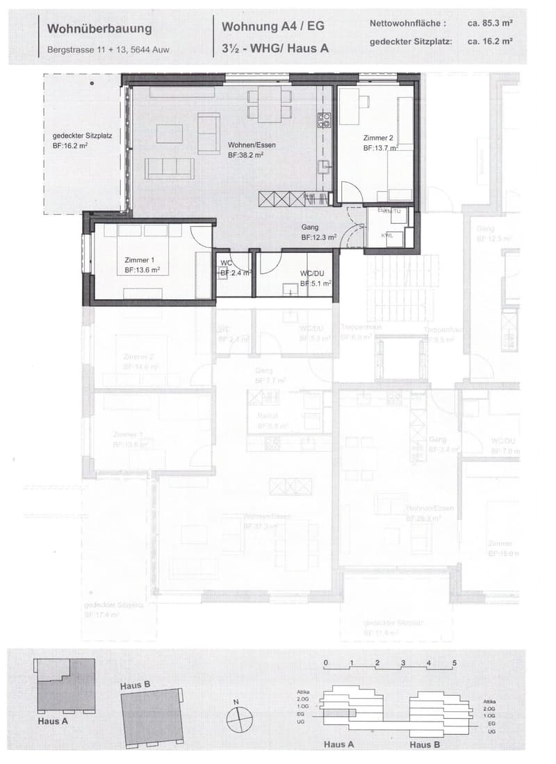 Appartamento moderno di 3 camere ad Auw - Edificio nuovo con certificazione Minergie (4)