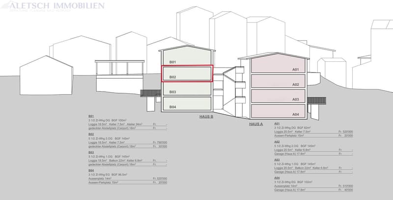 For sale, 5.5-room apartment in Ausserberg / VS (3)