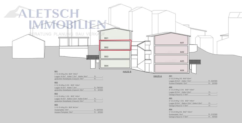For sale, 5.5-room apartment in Ausserberg / VS (3)