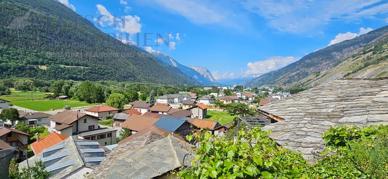 Ausblick ins Rhonetal