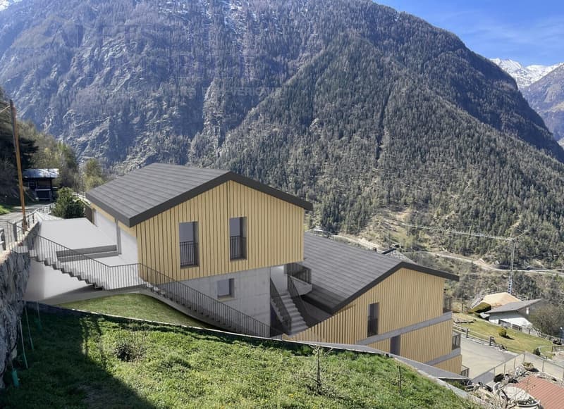 À vendre, 4,5 pièces au rez-de-chaussée d'un immeuble neuf à Staldenried (2)