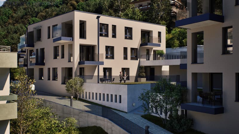 Progetto di costruzione nuova BACCHUS a Visp / VS - diversi appartamenti disponibili (1)