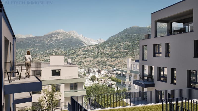 Progetto di costruzione nuova BACCHUS a Visp / VS - diversi appartamenti disponibili (3)