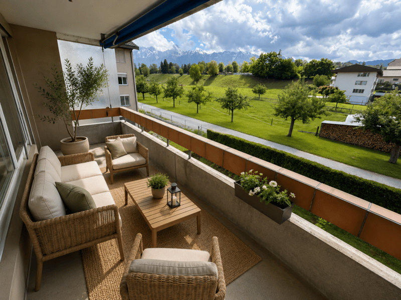 Appartement en propriété de 4,5 pièces avec garage au centre du village (5)