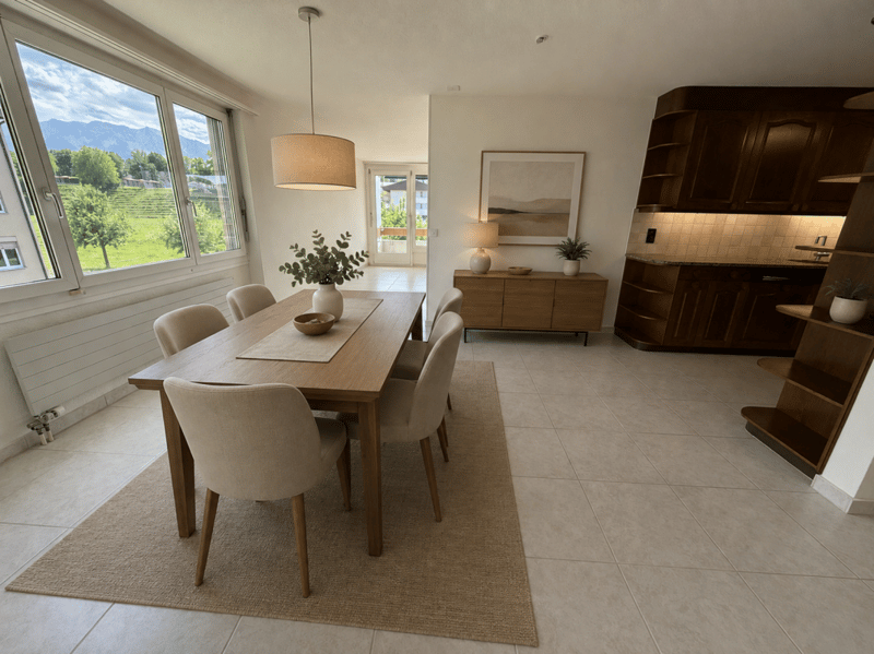 Appartement en propriété de 4,5 pièces avec garage au centre du village (2)