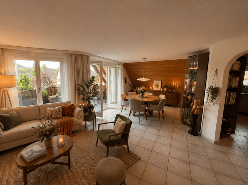Gemütliche Dachwohnung mit schöner Terrasse (1)