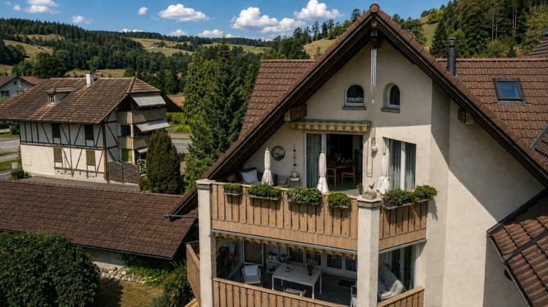 Gemütliche Dachwohnung mit schöner Terrasse (11)