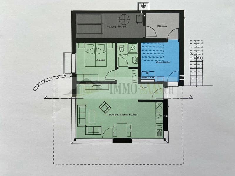 Neue 2.5 Zimmerwohnung in modernem Ferienhaus (5)