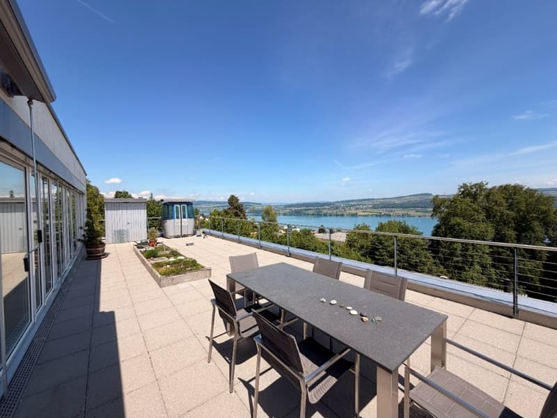 Appartement de terrasse exclusif de 5,5 pièces avec vue imprenable sur le lac et les montagnes (6)