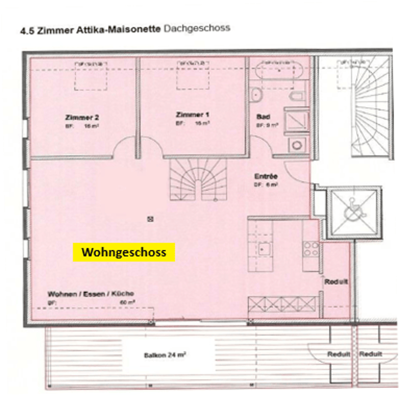 Grosszügige Attika-Maisonettewohnung in TOP-Zustand (14)
