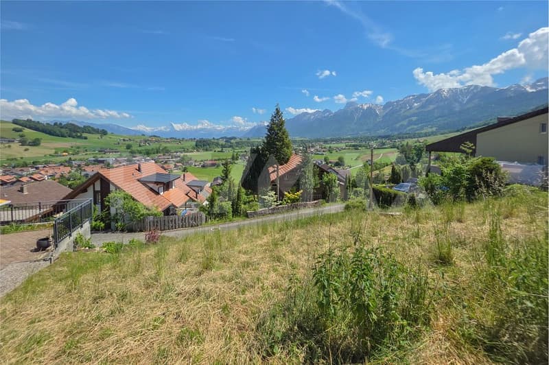Building land in an exclusive panoramic location in Wattenwil (6)