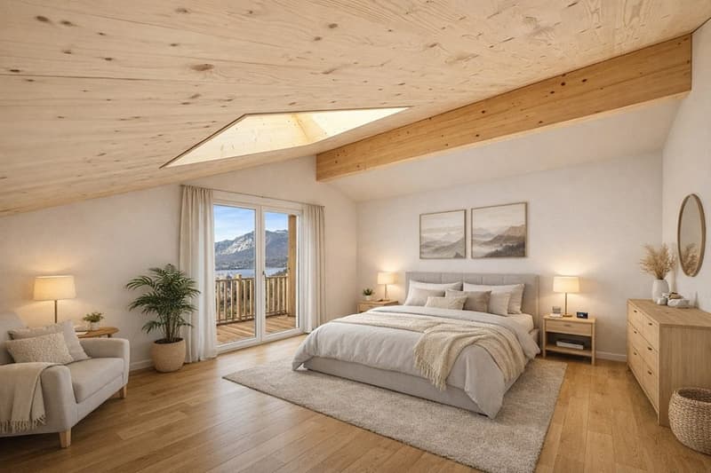 Detached house with lake view & mountain panorama (5)