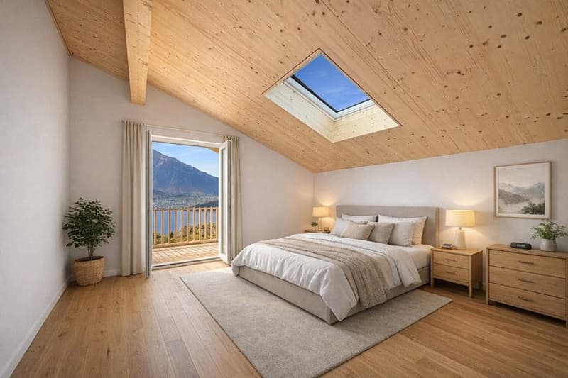 Detached house with lake view & mountain panorama (4)