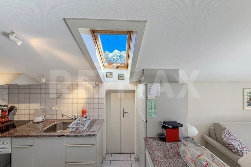 Sonnige 2½ - Zimmer Dachwohnung in Kandersteg (8)